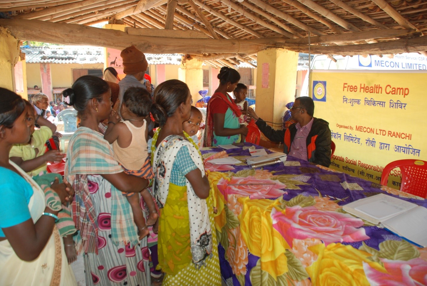 Free Health Camp and medicine distribution organised at Village Sungi Block Karra District Ranchi Jharkhand